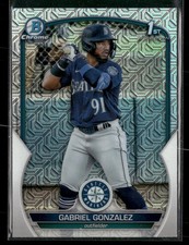 2023 Bowman #BCP-133 Gabriel Gonzalez Chrome Prospects Mojo Refractors