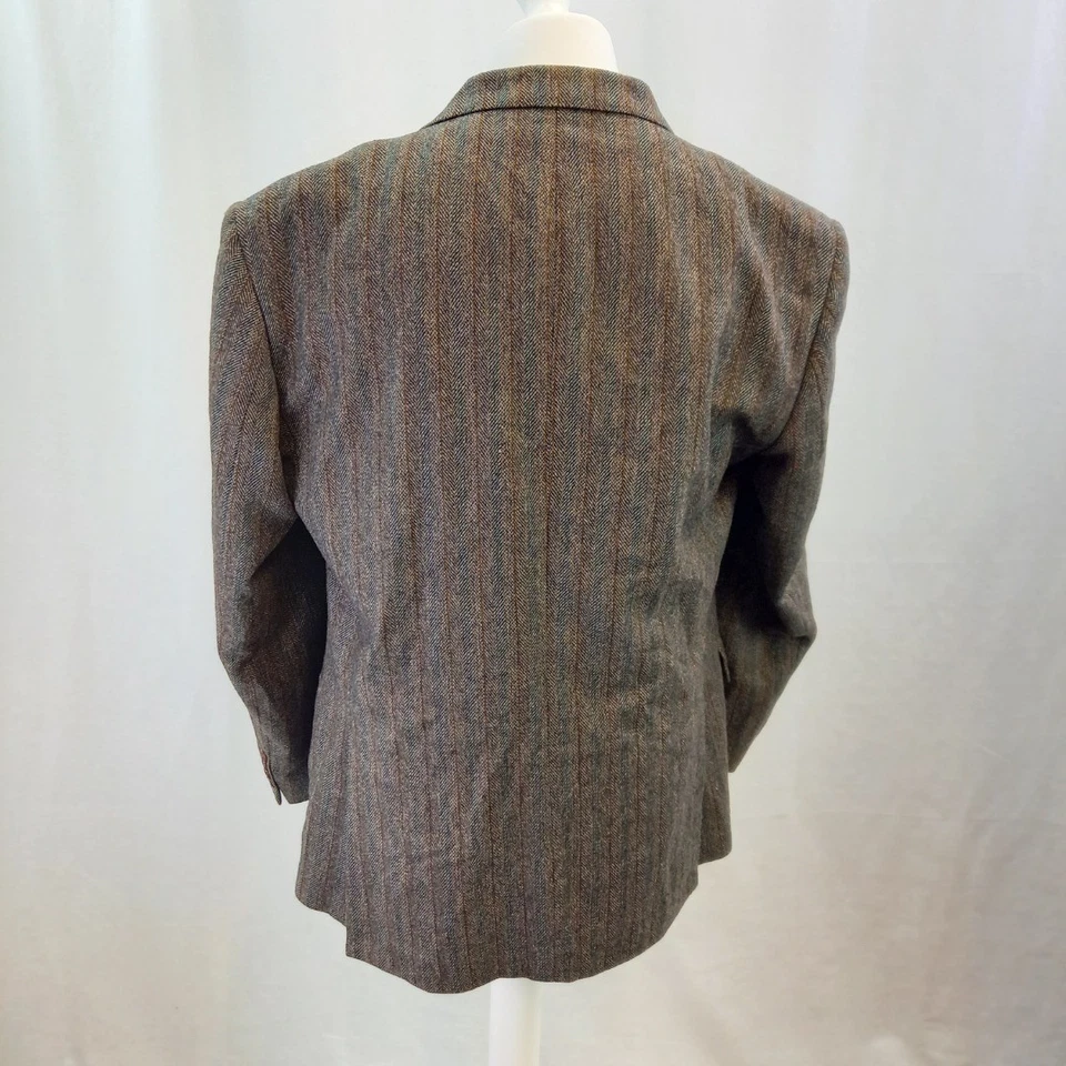 Daks London 100% Wool Tweed Jacket Blazer Mens UK L Excellent - Image 3 of 4