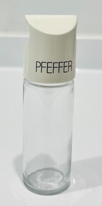 Vintage EMSA Galerie GERMAN LANGUAGE Replacement SINGLE SPICE JAR ~ PFEFFER