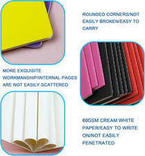 60 Pack Mini Notebooks 3.5x5.5 In,Mini Journals Memo Notepads for kids, Small Po