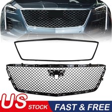 Front Grille Gloss Black With Frame For 2019-...