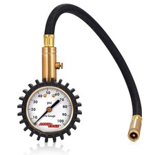Accu-gage H100x Professional Tire Pressure Gauge With Protective Rubber Guard