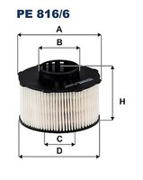 Filtron Pe 816/6 Kraftstoff Filter FüR CitroëN,Ds,Fiat,Opel,Peugeot,Toyota,Opel