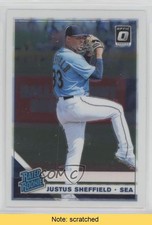 2019 Panini Donruss Optic Rated Rookies Justus Sheffield #42 READ lr1