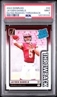 2024 PANINI DONRUSS RATED ROOKIES THROWBACK #43 JAYDEN DANIELS PSA 9