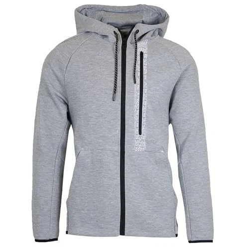 GALAXY HARVIC R.P. MODERN FULL ZIP TECH FLEECE HOODIE JOGGER 3XL - HEATHER GRAY Foto 2 de 4