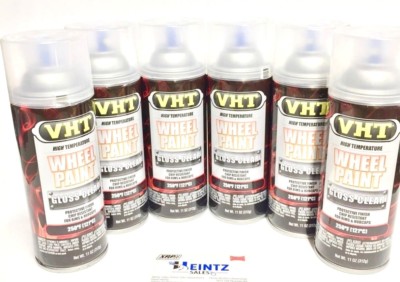 VHT SP184(CASE OF 6) High Temperature Wheel Paint Gloss Clear 11oz.