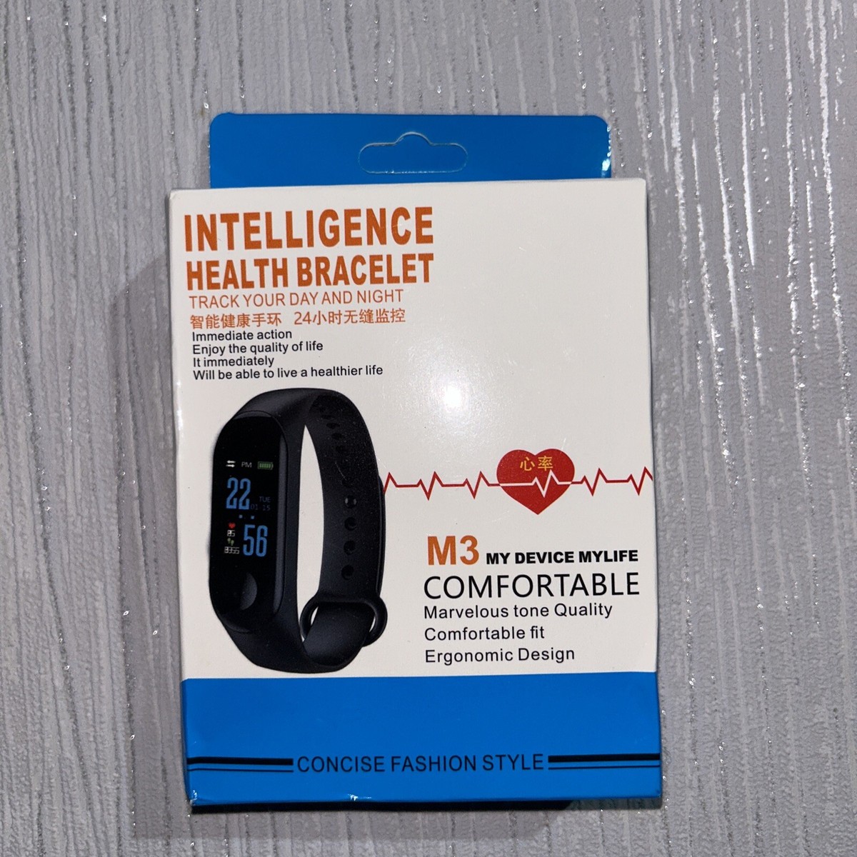 Fitness Tracker Intelligence Health Bracelet M3 Features Health