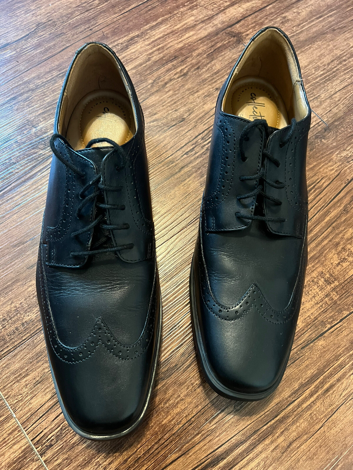 SAOLA Scarpe eleganti da uomo Collection By Clarks Oxford a coda di rondine taglia 12 UK 11 EUR 46