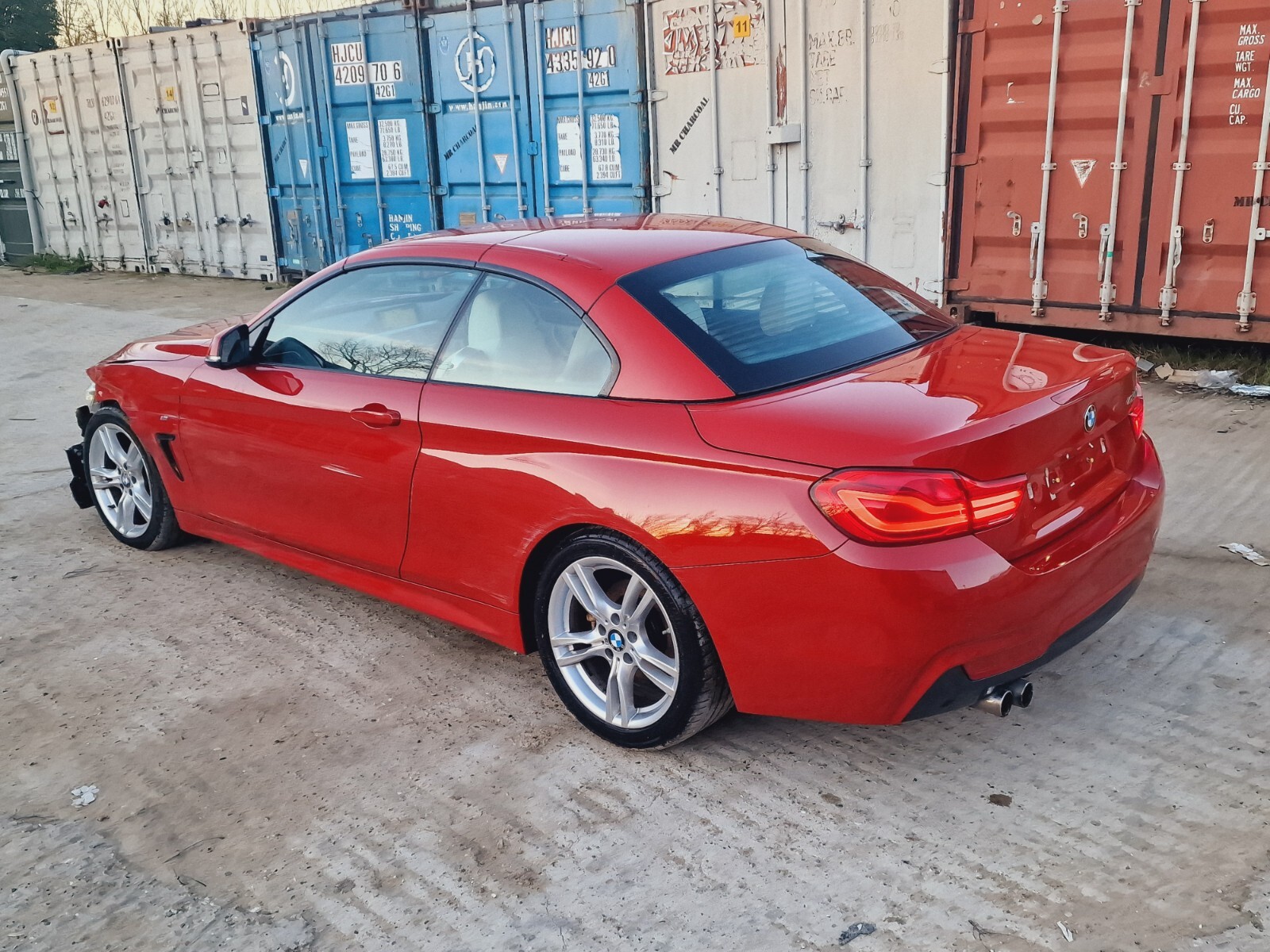 2018 18 BMW 4 SERIES 420I M SPORT F33 LCI CONVERTIBLE LIGHT DAMAGED