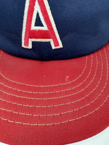 Vintage MLB Authentic Los Angeles California Angels Snapback Mesh Trucker Hat - Picture 5 of 12