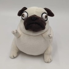 Kawaii 15cm Fat Pug Plush Toy Sitting Dog Elf Stuffed Doll Kids Birthday Gift
