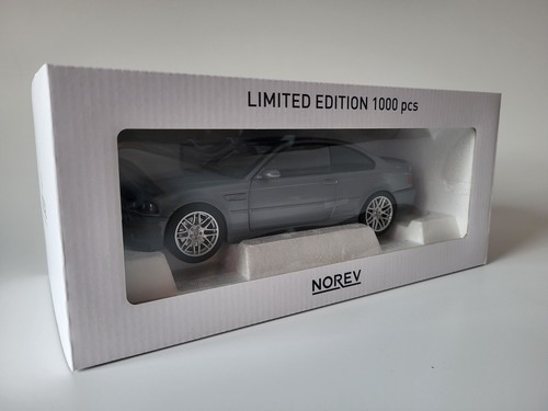 BMW M3 CSL (E46) 2003 1:18. Greymetallic - Norev - Edición Limitada 1000 uds. - Imagen 6 de 6