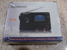 RETEKESS V115 Radio FM AM SW Portable Radios AM FM Shortwave RECHARGEABLE Radio