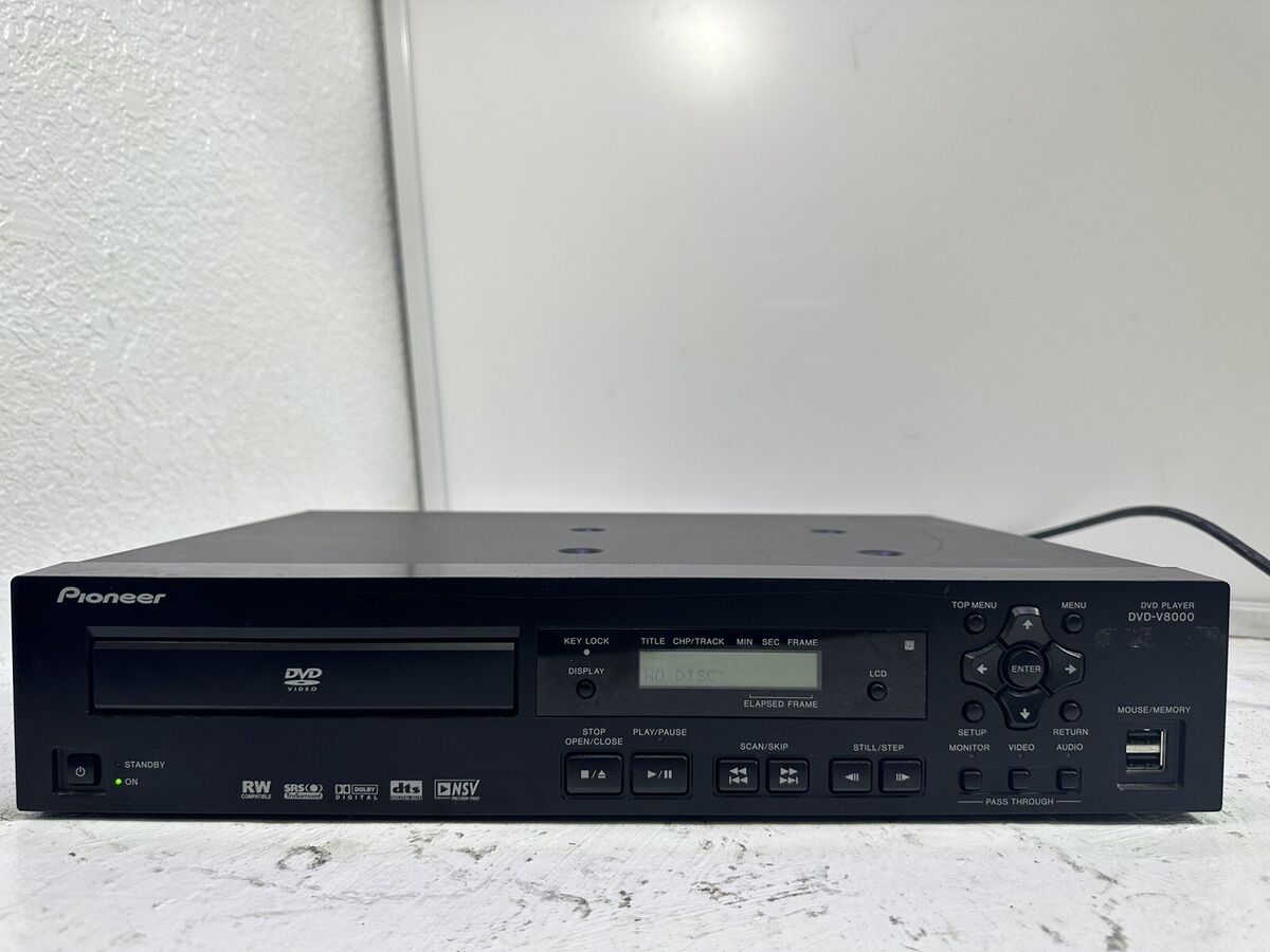 PIONEER DVD-V8000 Reference Level Professional DVD Player PIONEER DVD-V8000 Reference Level Professional DVD Player