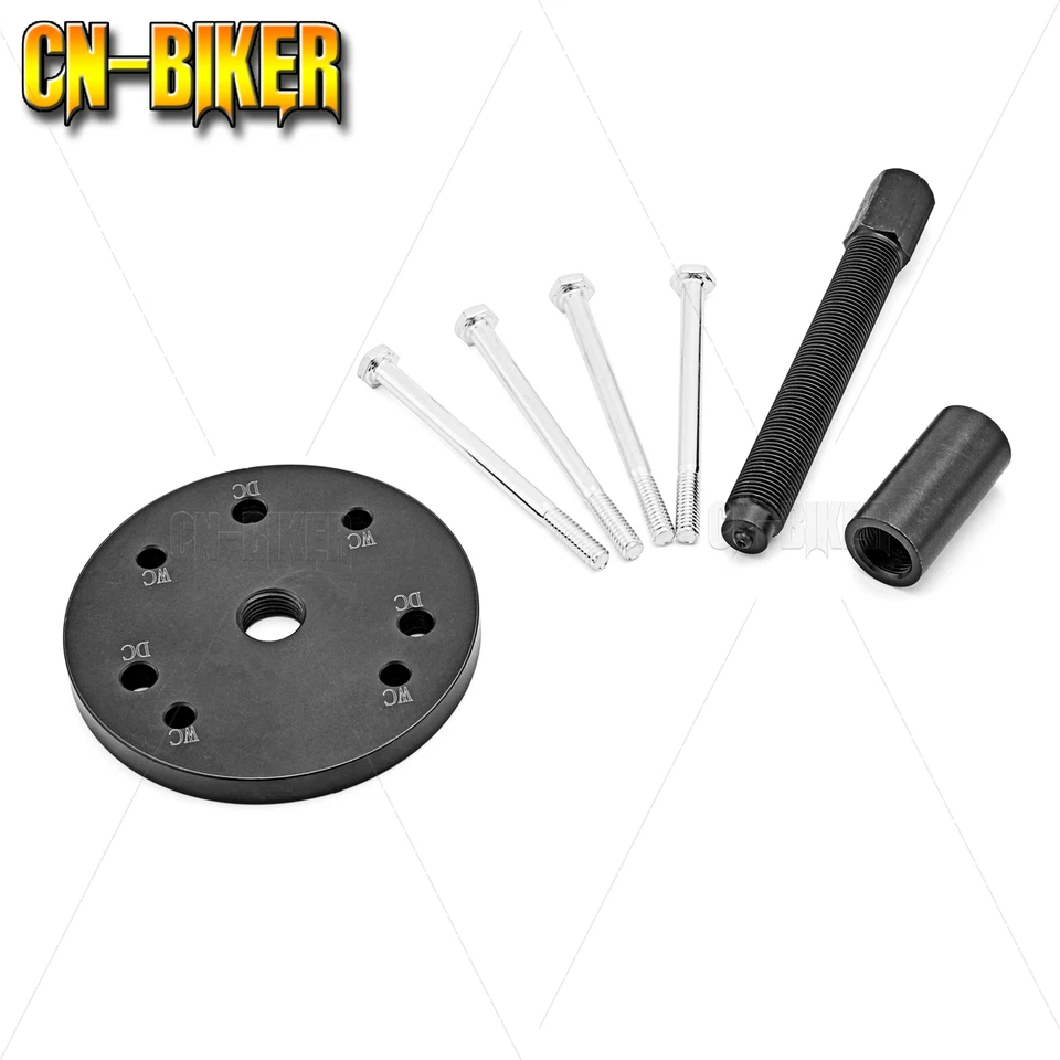 Herramienta extractora de buje de embrague con giro para Harley Big Twin Engine 1936-1990 Foto 2 de 4