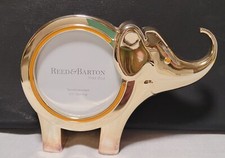 Reed  Barton Jungle Parade Boy/Girl Picture Frame Elephant 4 3/4 in Tall
