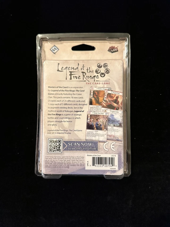 Legend of the Five Rings LCG Masters of the Court - Crane Clan Pack Foto 2 de 2