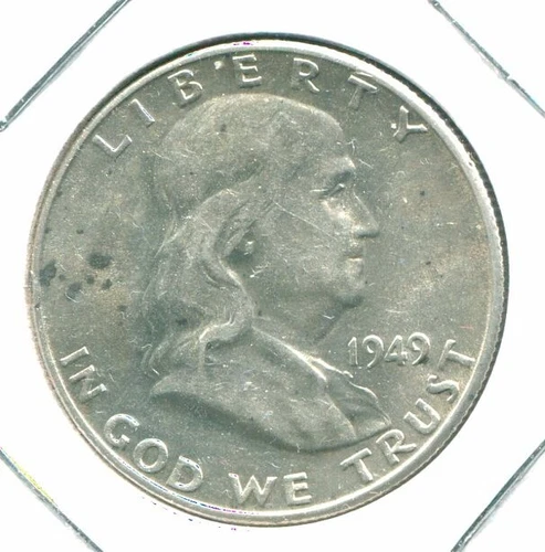 1949-S Silver Franklin Half Dollar !!  AU  !!