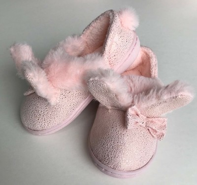 pink rabbit slippers