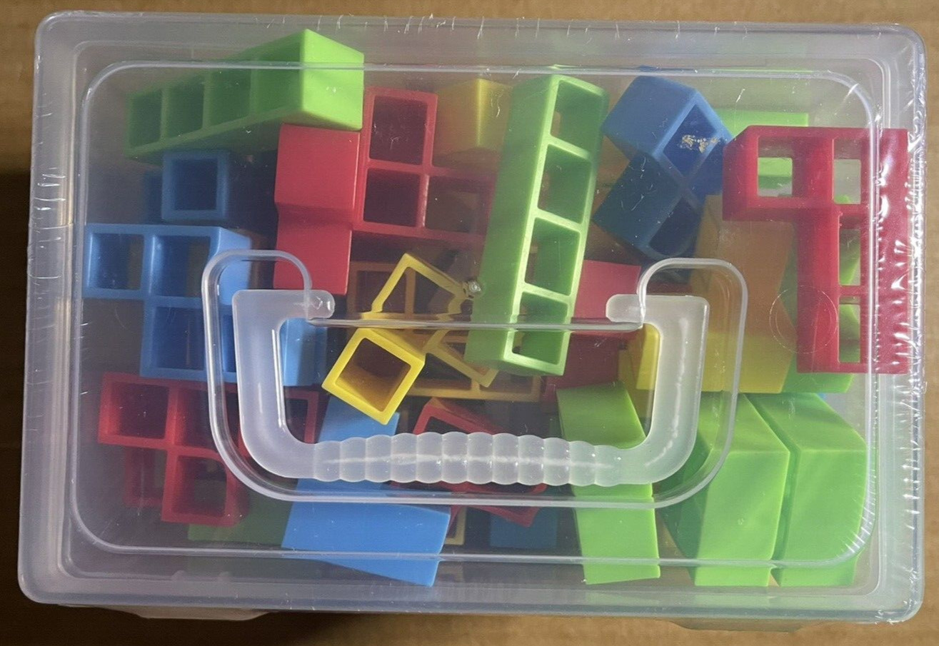 48 Pcs Board Games for Kids & Adults Tetra Balance Tower Stacking Toys Perfec...