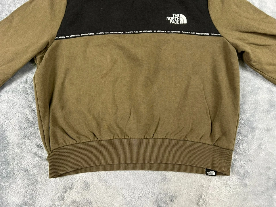 CAMISA MUJER THE NORTH FACE JERSEY GRANDE VERDE NEGRO MANGA LARGA Foto 3 de 4