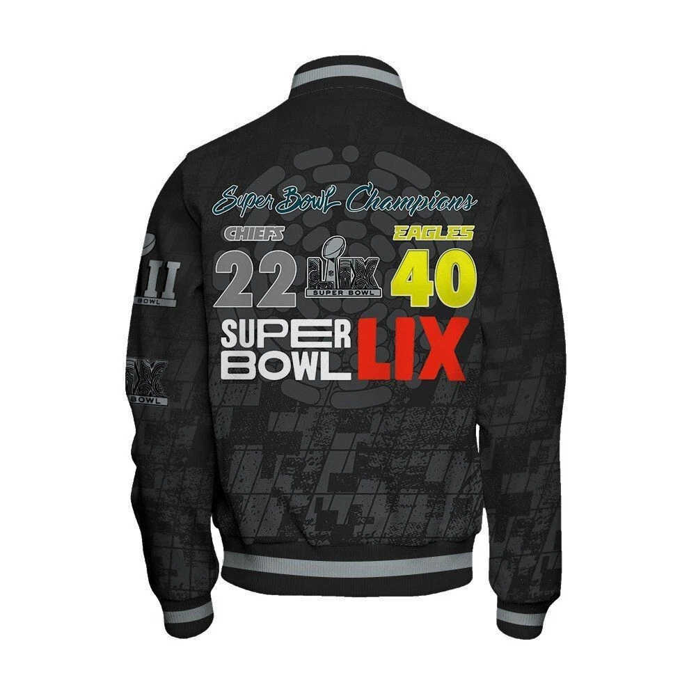 Philadelphia Eagles Super Bowl Lix Champions Bird Gang Glory Jacket