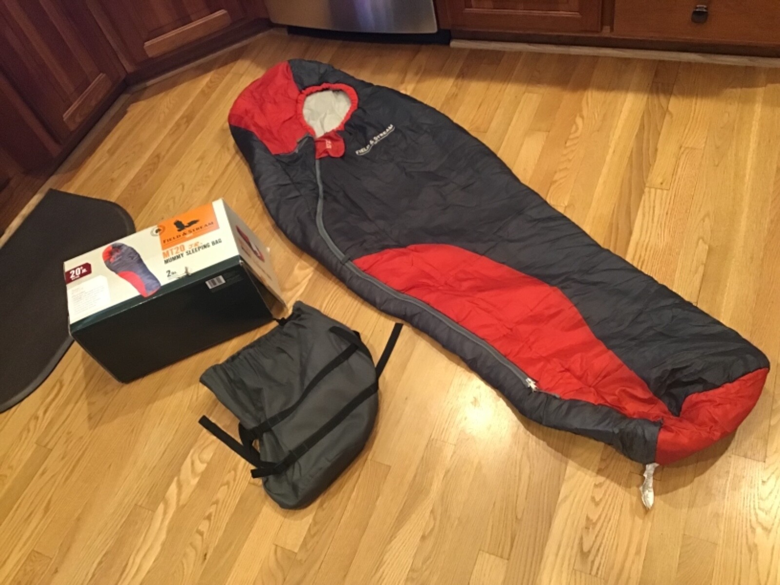 Other Field Stream Thermolite Sleeping Bag Mt 40 Outdoors Blue