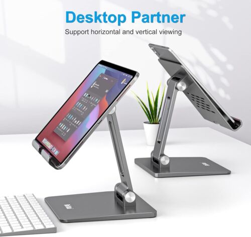 Tablet Ständer Aluminium verstellbar Tablet Halter faltbar Schreibtisch Ständer iPad Mini - Bild 23 von 30