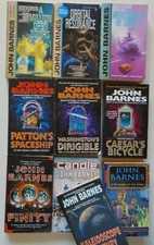 John Barnes Collection of Ten Novels Timeline Wars and more
