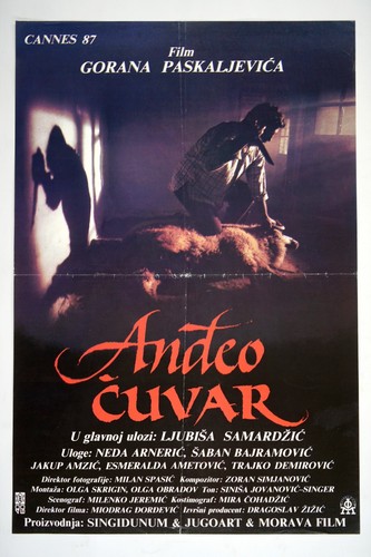 ANDJEO CUVAR / GUARDIAN ANGEL Original exYU movie poster 1987 LJUBISA SAMARDZIC