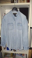 CAMICIA DI JEANS VINTAGE AMERICANINO CULT VINTAGE 70'S ORIGINALE