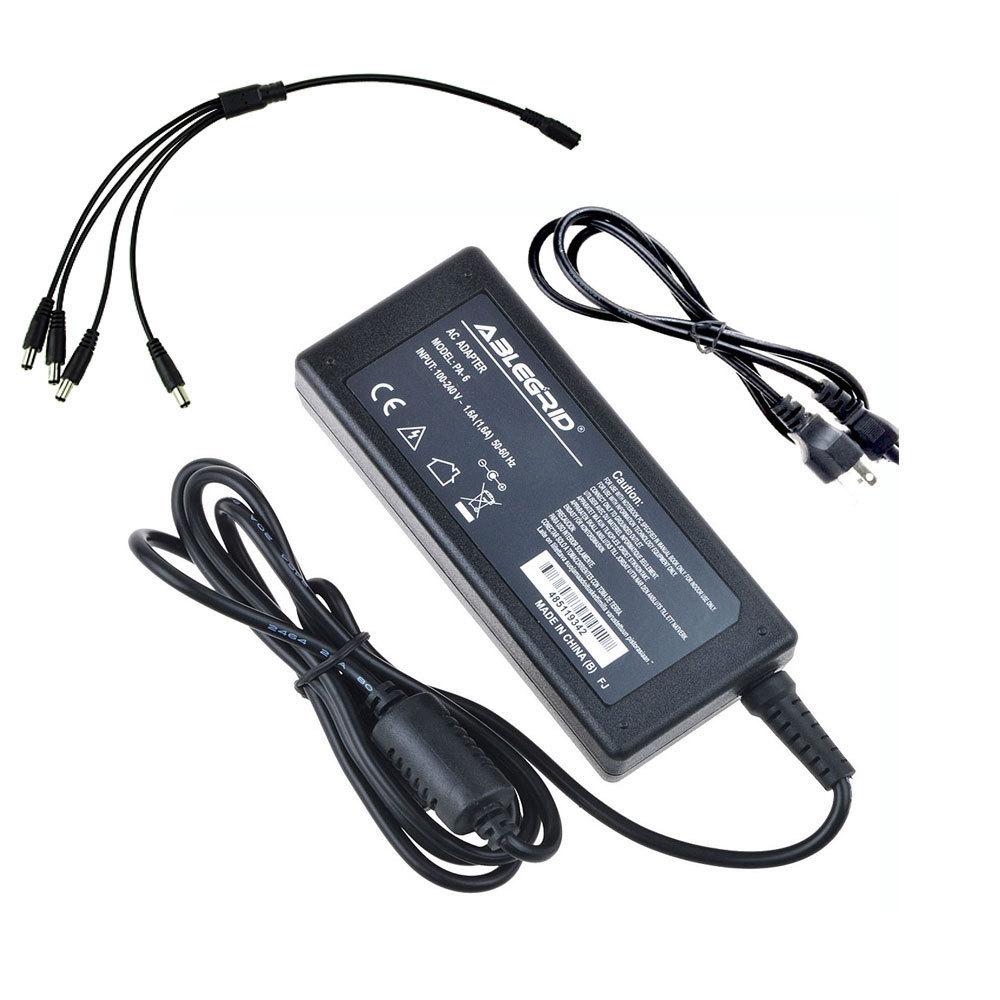 AC 1200 Alimentatore DC 12V 3A Per Telecamere CCTV, 4 Porte A - Foto 6