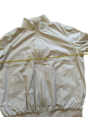 DEFECTED* Loro Piana Reversible Windmate bomber, Ivory Beige, Size M - Picture 11 of 19
