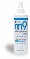 M9 Ostomy Appliance Deodorant, 8 oz Pump Spray Bottle, Apple Scent, 4 Pack