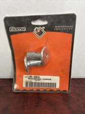 Moose Racing - M-03010 - (Aluminum) Bar Ends, Silver