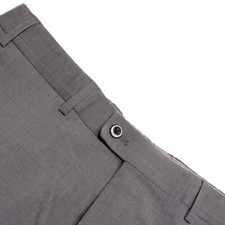 Hiltl NWT Piacenza Dress Pants Size 50 US 34 Contemporary Fit in Gray Wool Blend