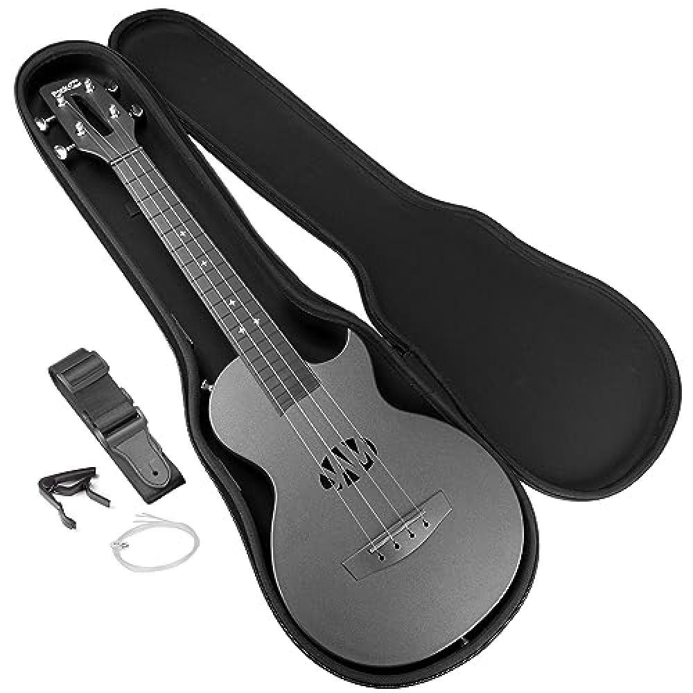 (TG. Full) RockJam Carbon Fibre Ukulele with Case - NUOVO