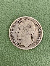BELGIQUE LEOPOLD 1ER 1 FRANC ARGENT 1844 MONNAIE
