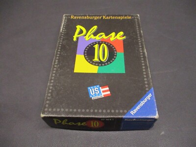 Phase 10 Card game, German,  Ravensburger Kartenspiele, Complete, 2005