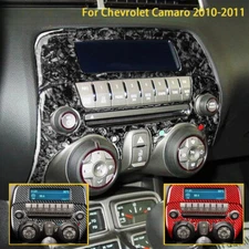 For Chevrolet Camaro 2010 2011 Accessories Carbon Fiber Control Trim Sticker