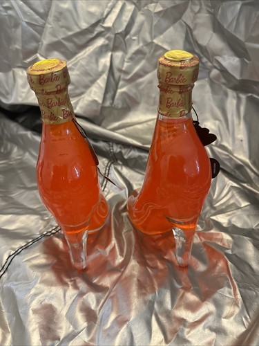 Barbie Erdbeere Bubbly Bellini Getränk Topper Glas Absatz Schuh 2er Set Neu Selten - Bild 9 von 11
