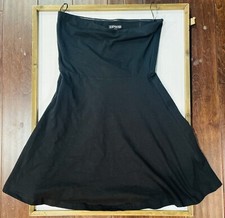 Express Women’s Medium Black Strapless Dress; Height: 25”; Thick & Short Length