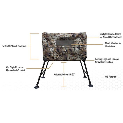 Higdon Outdoors MOmarsh Invisi-Lab (Optifade Marsh) - Picture 2 of 8