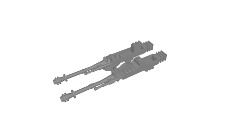 X2 Star Wars B-Wing Fighter Cannons / Guns Reproduction Replacement Fix - Picture 7 of 9