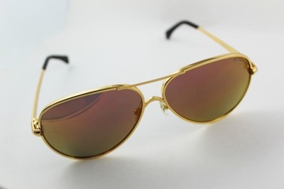Wildfox Airfox 2 Sunglasses Gold Frame Tortoise Tip Orange  display picture 3