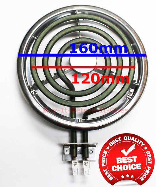 Westinghouse Stove Coil Heating Element Parts 125mm fit Chef and