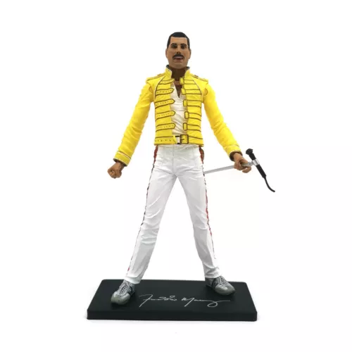 NECA Queen Rock Band Freddie Mercury The Magic Tour 18cm Action Figure Model Toy - Picture 8 of 18