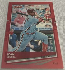 2020 Donruss Baseball Jean Segura Philadelphia Phillies Holo Red Parallel #70