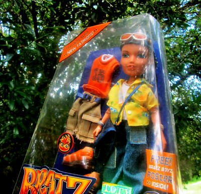 2003 MGA Bratz Boyz ''Passion For Fashion'' Cameron Doll W/2 Outfits & More NIB
